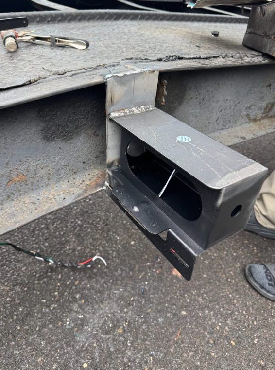 Trailer frame and hitch receiver repair